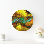 Sinuous 7 Wall Clock Große Wanduhr (Zuhause)