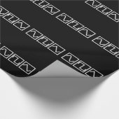 Sinus-quadratisches Tri Geschenkpapier (Ecke)