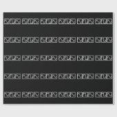 Sinus-quadratisches Tri Geschenkpapier (Flach)