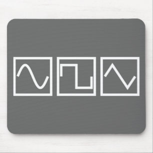 Sinus-quadratisches Tri Mousepad
