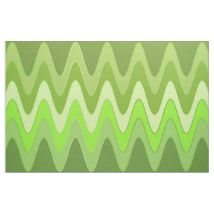 Sinus Waves grün + Ihre Ideen Stoff
