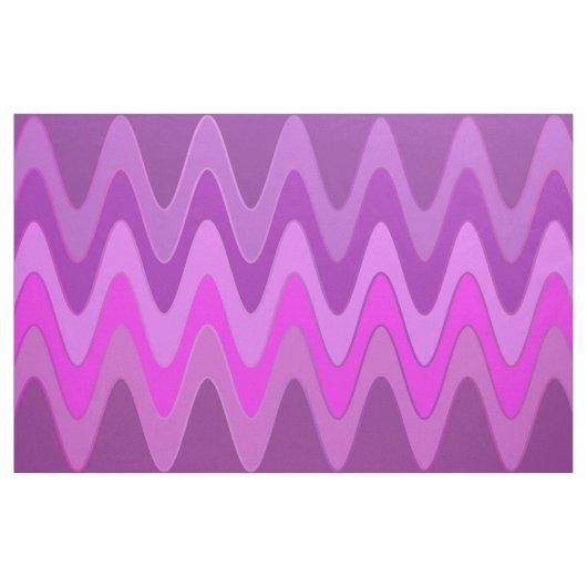 Sinus Waves pink + Ihre Ideen Stoff (Yard (91,4 cm))