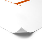 Sinusrhythmus in einem EKG-EKG-Diagramm Poster (Ecke)