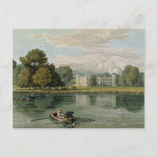 Sion House, graviert von Robert Havell (1769-1832) Postkarte