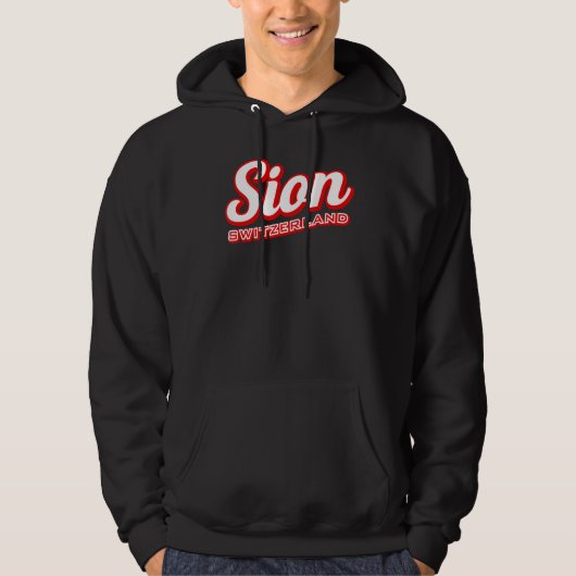 Sion Schweiz Hoodie (Vorderseite)