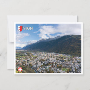 Sion - Schweiz Postkarte