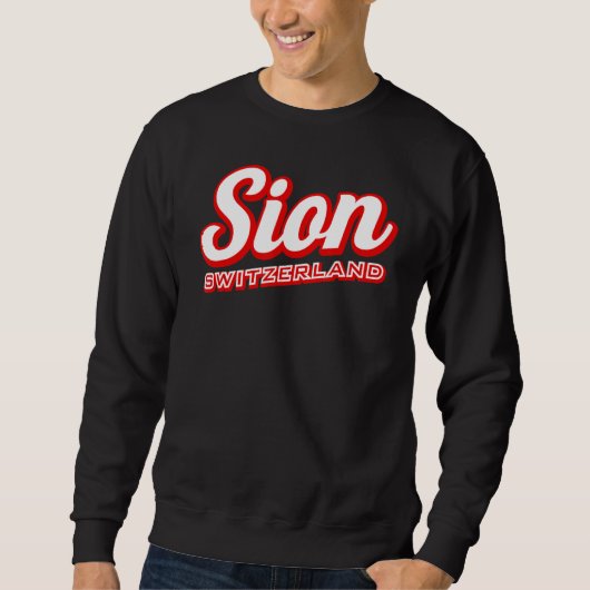 Sion Schweiz Sweatshirt (Vorderseite)