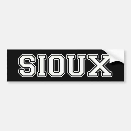 Sioux Autoaufkleber (Vorne)
