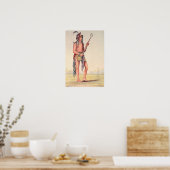 Sioux Ball Player Ah-No-Je-Nange Poster (Küche)