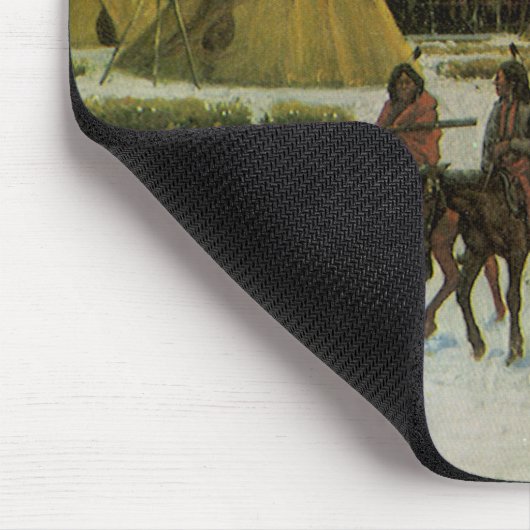 Sioux Camp in Wounded Knee von John Hauser Mousepad (Ecke)