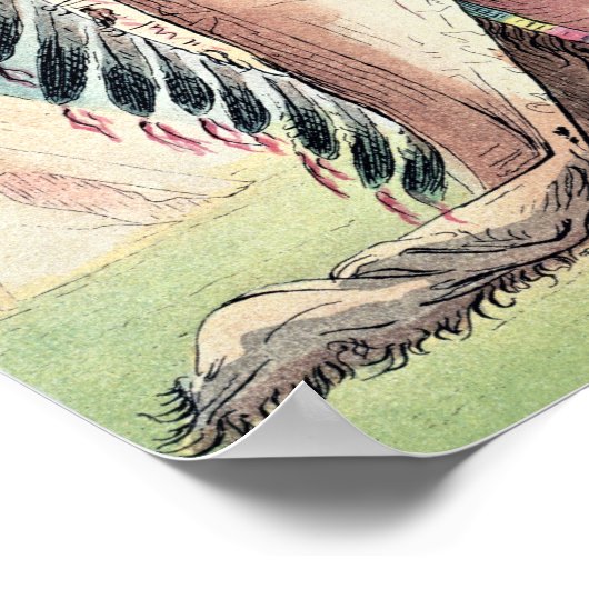 Sioux Chef, 'The Black Rock' Poster (Ecke)