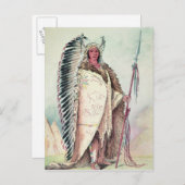 Sioux Chef, 'The Black Rock' Postkarte (Vorne/Hinten)