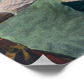 Sioux Chief Iron Schwanz Portrait Poster (Ecke)