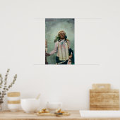 Sioux Chief Iron Schwanz Portrait Poster (Küche)