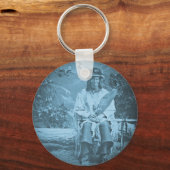 Sioux Chief Medicine Bear Vintag Stereoview Schlüsselanhänger (Vorderseite)