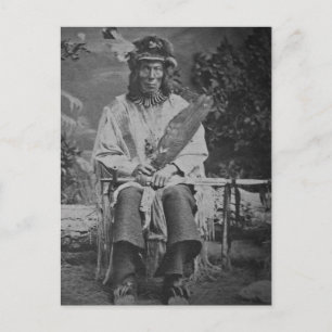 Sioux Chief Medicine Bear Vintage Postkarte