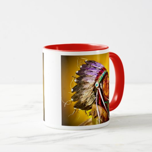 "Sioux Chief" Mug Tasse (VorderseiteRechts)