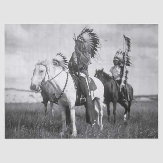 Sioux Chiefs, 1905 Seidenpapier (Vorderseite)