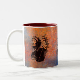 Sioux Chieftain Native American Gift Tasse