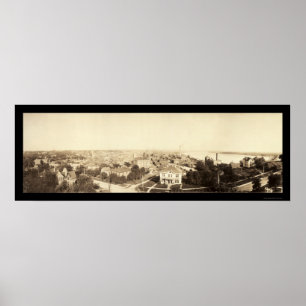 Sioux City IA Foto 1912 Poster