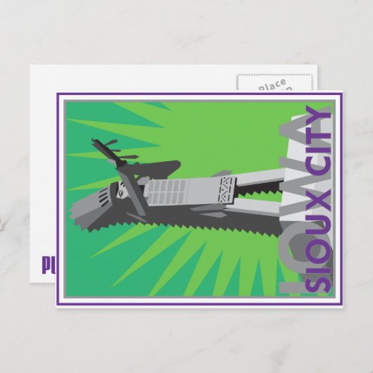 Sioux City, IA Postkarten (Vorne/Hinten)