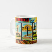  Sioux City IO Greetings Mug Kaffeetasse (Vorderseite Links)