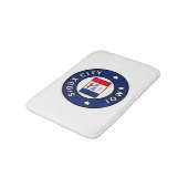 Sioux City Iowa Badematte (Schrägansicht)