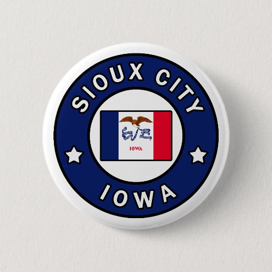 Sioux City Iowa Button (Vorderseite)