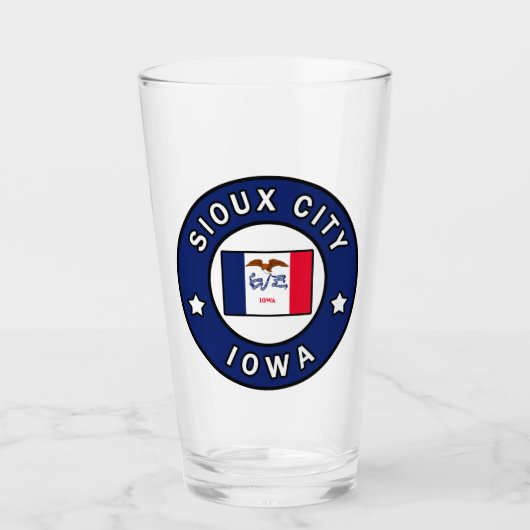 Sioux City Iowa Glas (Vorderseite)