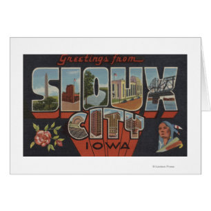 Sioux City, Iowa - große Buchstabe-Szenen
