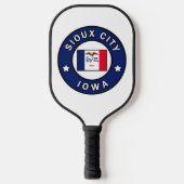 Sioux City Iowa Pickleball Schläger (Vorderseite)