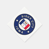 Sioux City Iowa Serviette (Ecke)