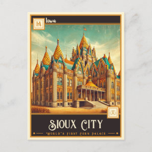 Sioux City, Iowa    Vintage Postkarte