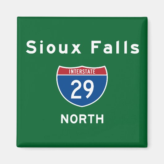 Sioux Falls 29 Magnet (Vorne)