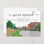 Sioux Falls Moving Announccard Ankündigungspostkarte (Vorne/Hinten)