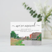 Sioux Falls Moving Announccard Ankündigungspostkarte (Stehend Vorderseite)