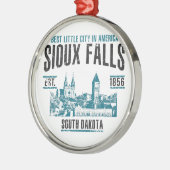 Sioux Falls Ornament Aus Metall (Links)