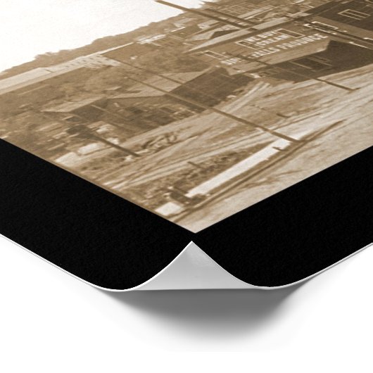 Sioux Falls SD Center Foto 1908 Poster (Ecke)