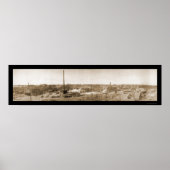 Sioux Falls SD Center Foto 1908 Poster (Vorne)