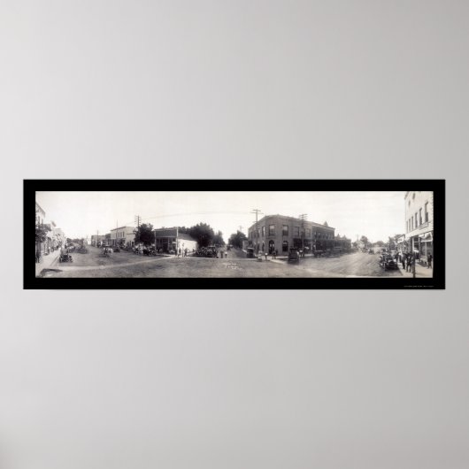 Sioux Falls, SD Foto 1908 Poster (Vorne)