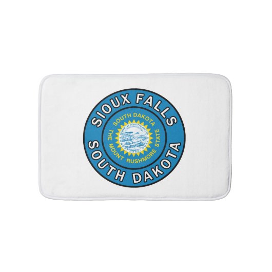 Sioux Falls South Dakota Badematte (Vorderseite)