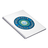 Sioux Falls South Dakota Notizblock (Rechte Seite)