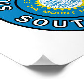 Sioux Falls South Dakota Poster (Ecke)
