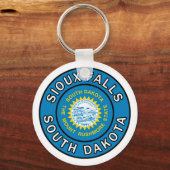 Sioux Falls South Dakota Schlüsselanhänger (Vorderseite)