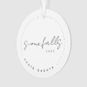 Sioux Falls, South Dakota SD Travel Vereinigte Sta Ornament (Vorderseite)