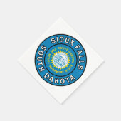 Sioux Falls South Dakota Serviette (Ecke)