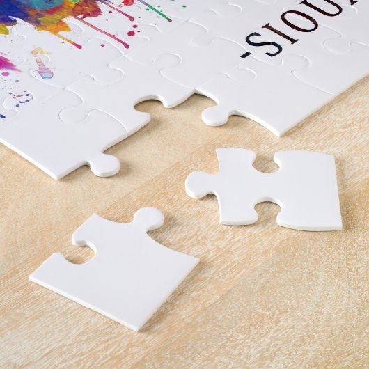 Sioux Falls South Dakota Skyline Puzzle (Seite)