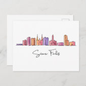 Sioux Falls SUTH DAKOTA Postkarte (Vorne/Hinten)