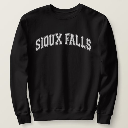 SIOUX FALLS University Style Sweater Uni Sweatshirt (Design vorne)