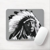 Sioux Historic Native American Chief Joseph Mousepad (Mit Mouse)
